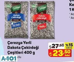 ÇEREZYA YERLİ DAKOTA ÇEKİRDEĞİ ÇEREZYA YERLİ DAKOTA ÇEKİRDEĞİ